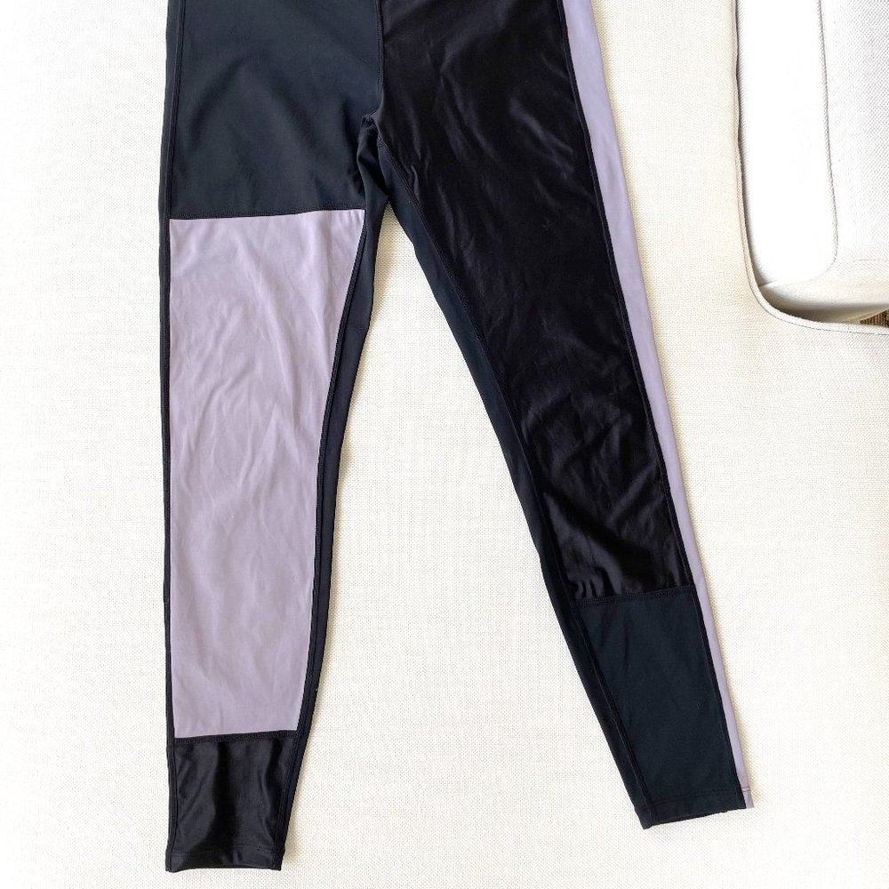 Alala Black & Lavender/Purple Legging/Tight